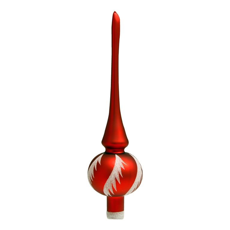 Pointe rouge, gel blanc