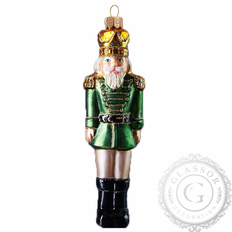 Vánoční figurka král zelený
