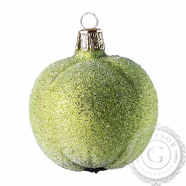 Skleněné jablko zelené