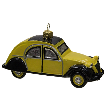 Décoration « Voiture jaune Canard »