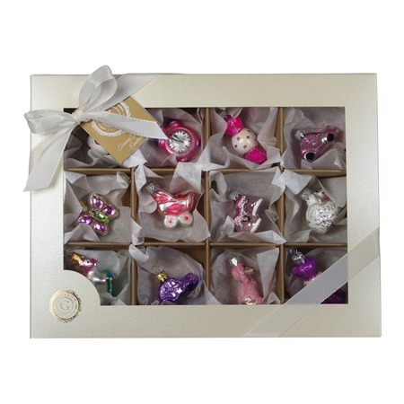 Set de 12 mini décorations pour les filles
