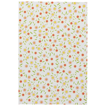 Carte de voeux de fleurs de printemps
