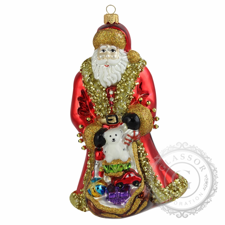 Saint Nicolas avec des cadeaux