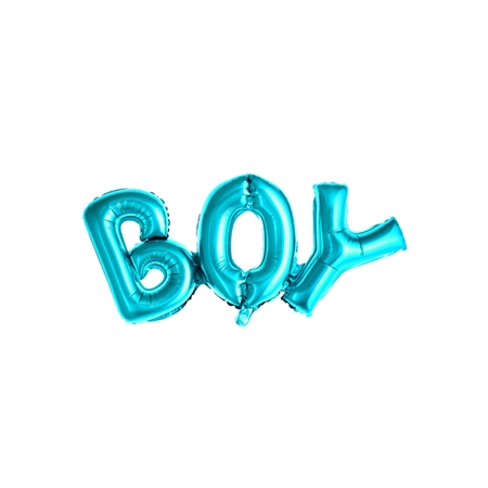 Ballon gonflable bleu Boy