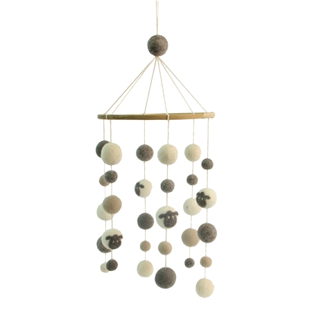 Carrousel pour bébé sur la crèche Rêve de mouton