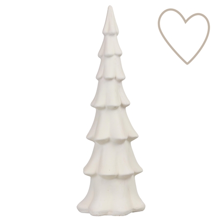 Grand sapin blanc d'un atelier protégé