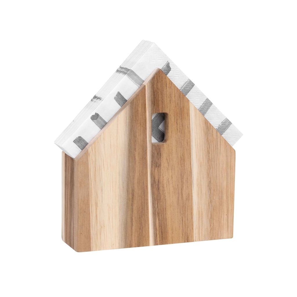 Petite porte-serviettes en bois, maison