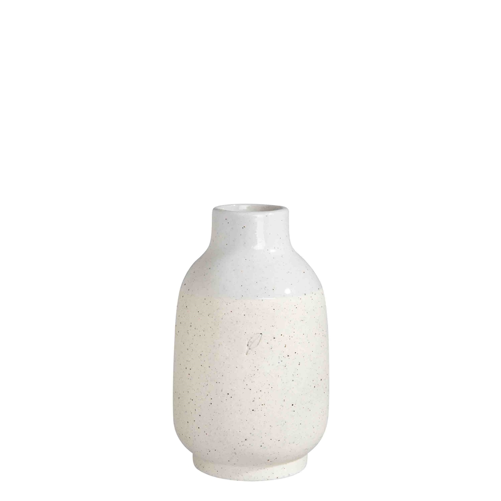 Petite vase en faience, design naturel