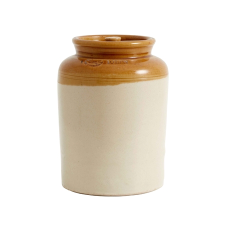 Pot céramique avec un glaçage au sable