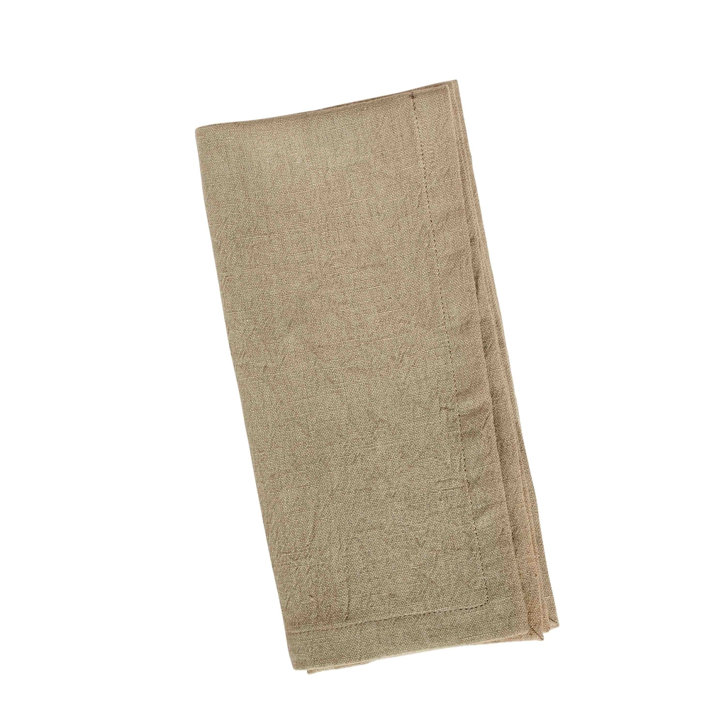 Serviette en tissu brune 2 pieces