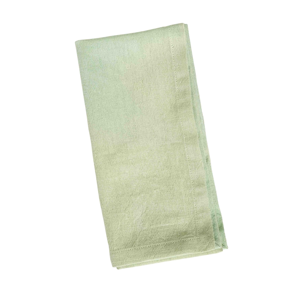 Serviette en tissu menthe 2 pieces