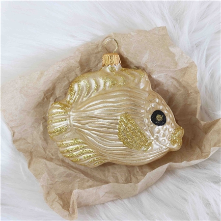 Décoration a collectionner, poisson magique en or