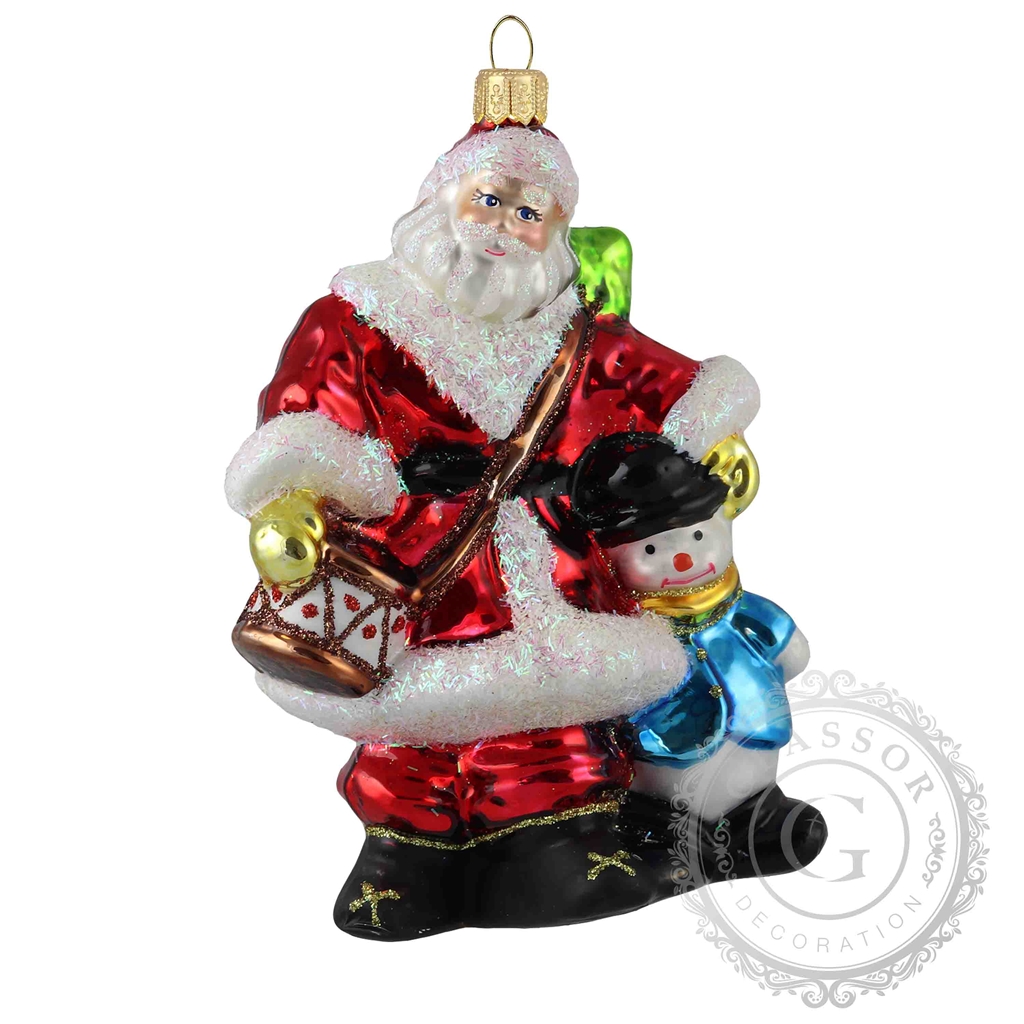 Saint Nicolas et bonhomme de neige