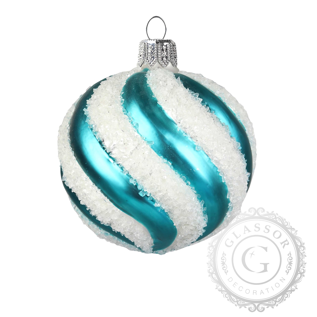 Ampoule en turquoise, spirale