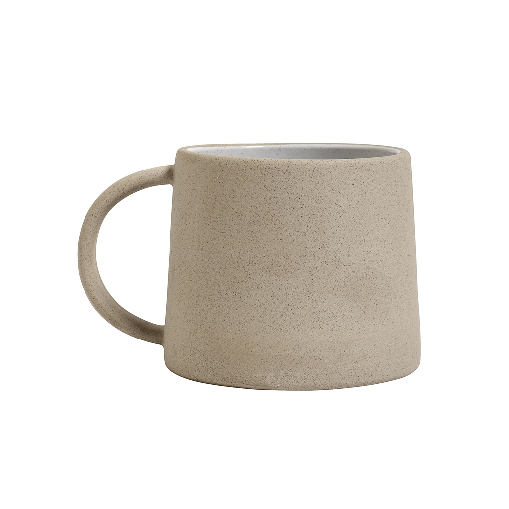 Mug en faïence beige