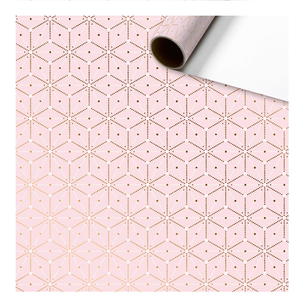 Papier d'emballage rose bonbon