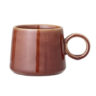 Grande tasse en céramique marron