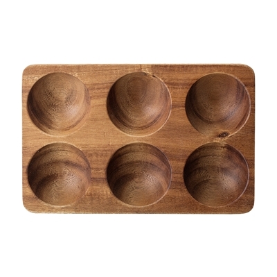 Plateau d'oeufs en bois