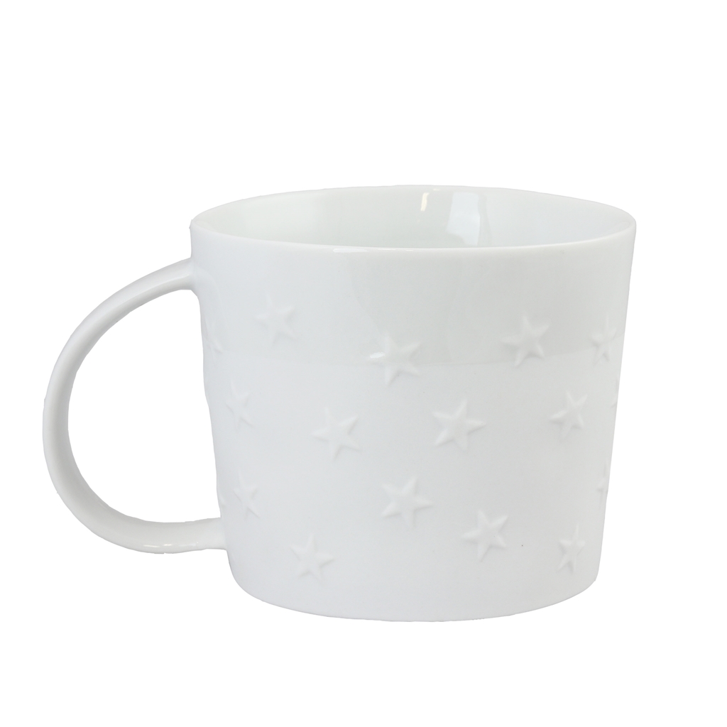 Tasse en porcelaine avec un ciel étoilé