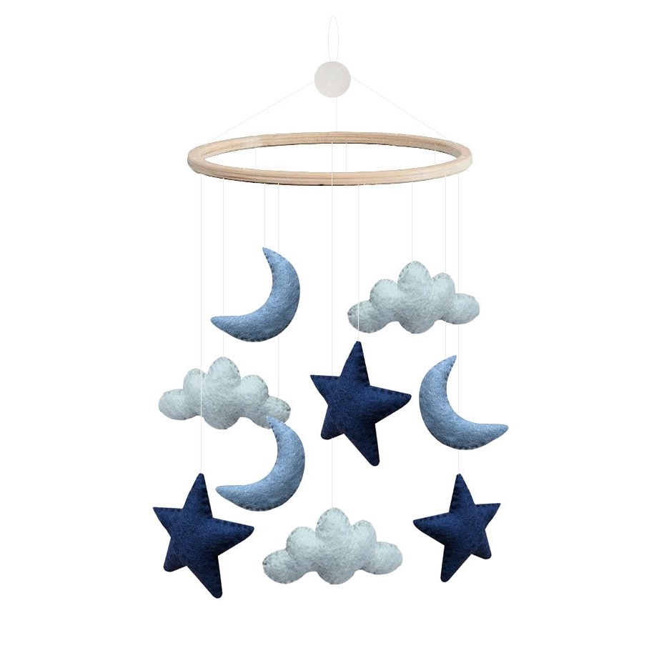 Carrousel pour lit bébé ciel de nuit