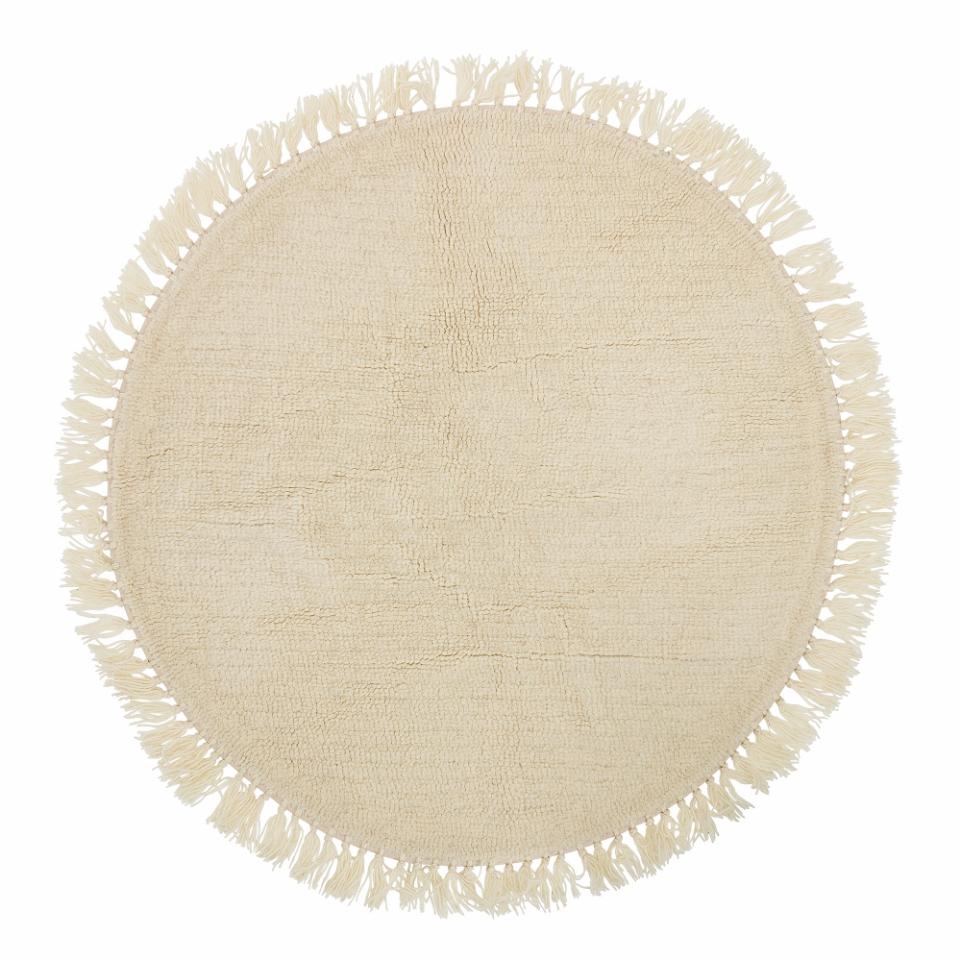 Tapis rond en laine