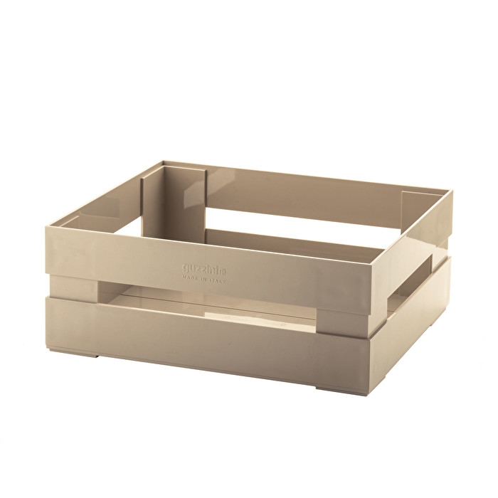 Caisse de rangement L beige