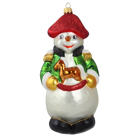 Figurine de Noël pirate bonhomme de neige
