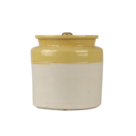 Pot en céramique avec glaçage léger