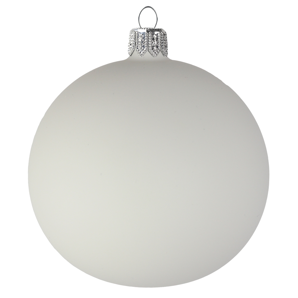 Boule gris clair mat