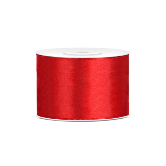 Ruban de satin rouge