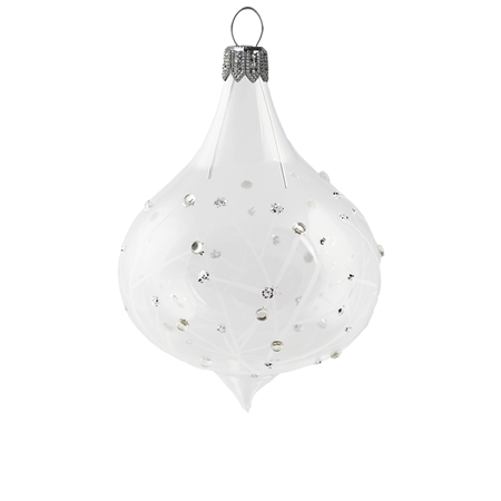 Goutte claire décorée de fines brindilles