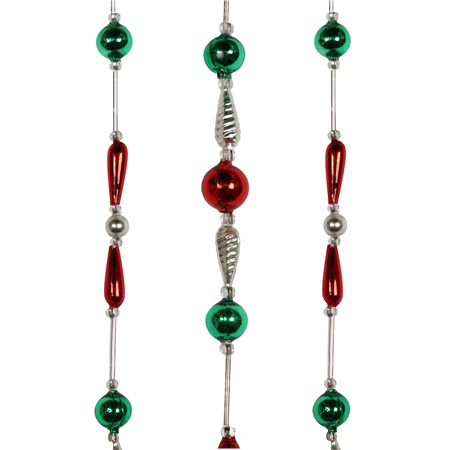 Chaîne de Noël aux couleurs traditionnelles