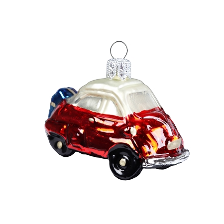 Décoration de Noël, voiture avec un cadeau