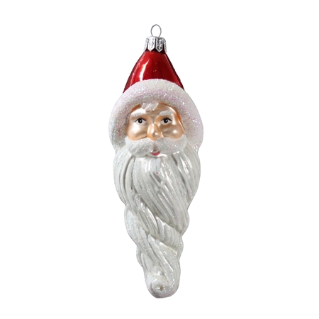 Figurine de Pere Noël avec une barbe