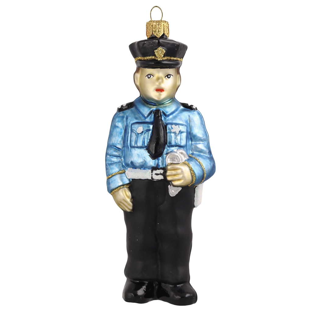 Vánoční ozdoba policista