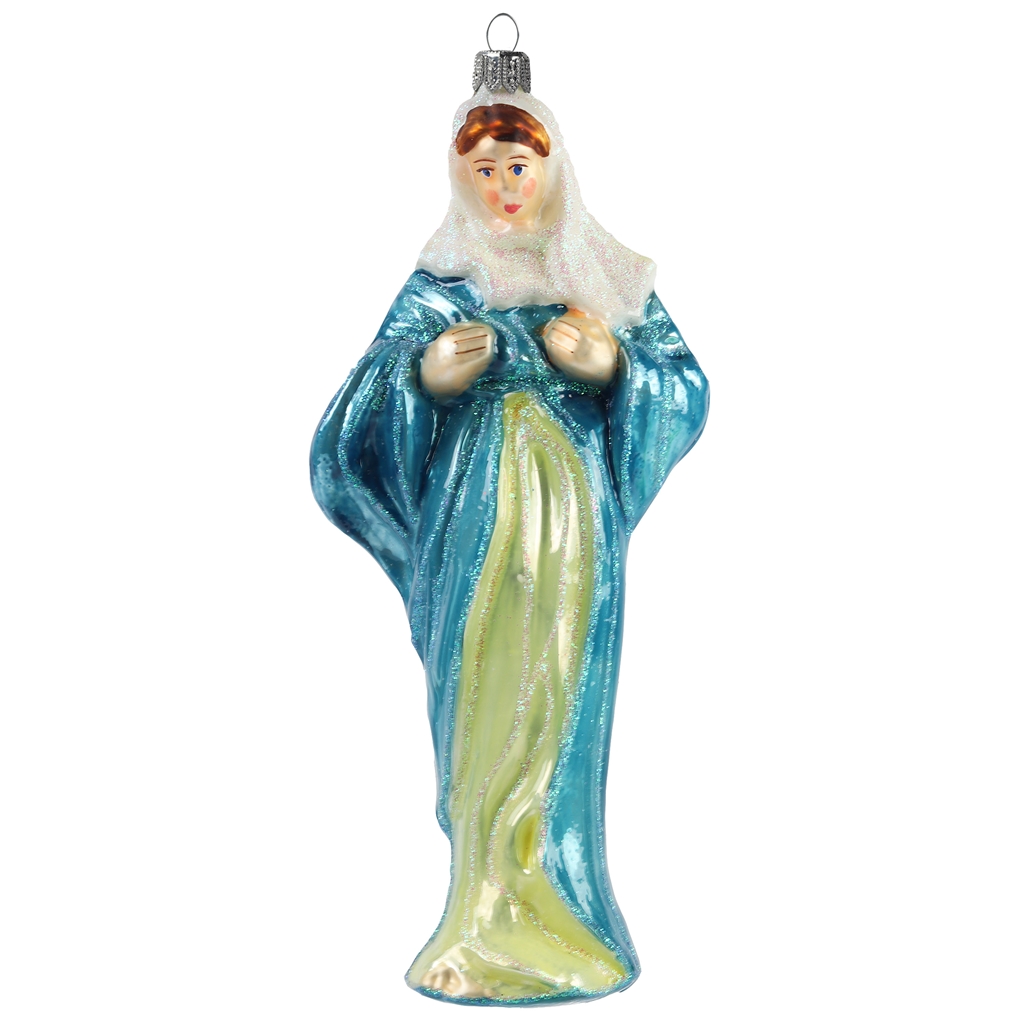 Figurine de Noël en verre, Sainte Marie