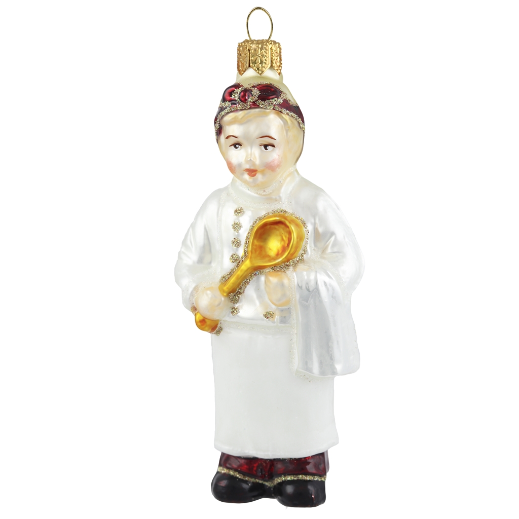 Figurine de Noël, cuisiniere