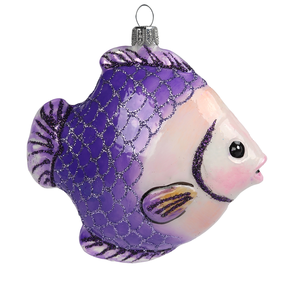 Poisson violet et rose