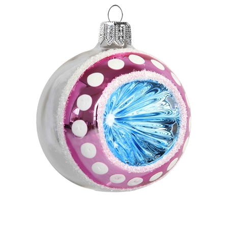 Décoration de Noël avec trou bleu