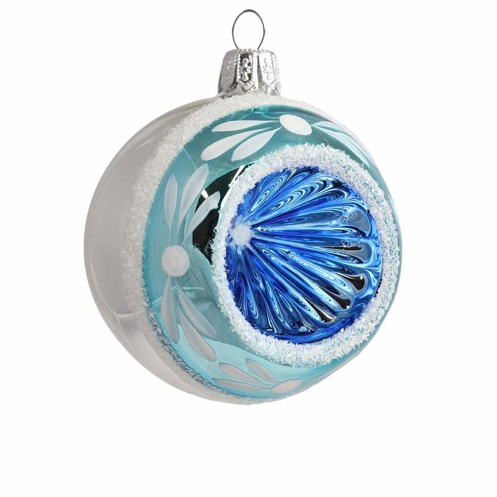 Boule de Noël avec trou bleu