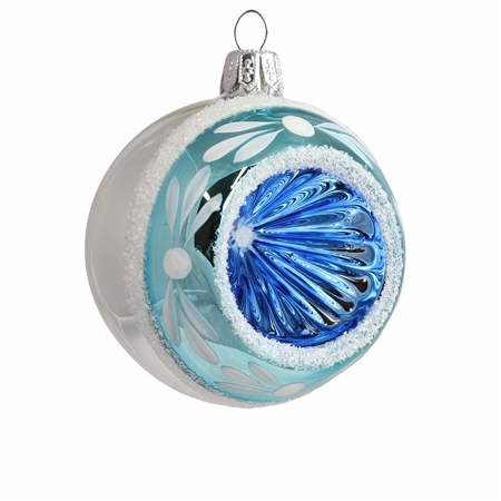 Boule de Noël avec trou bleu