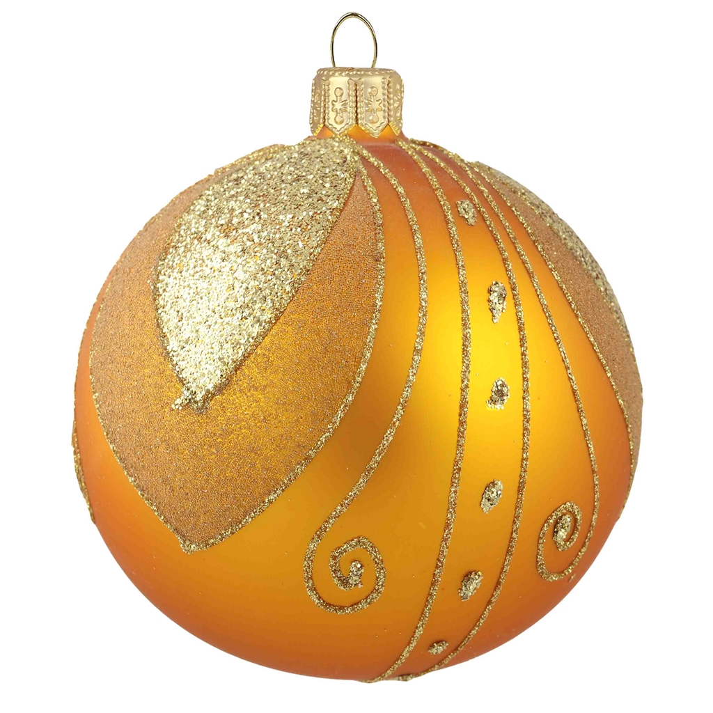 Boule de Noël en or décor