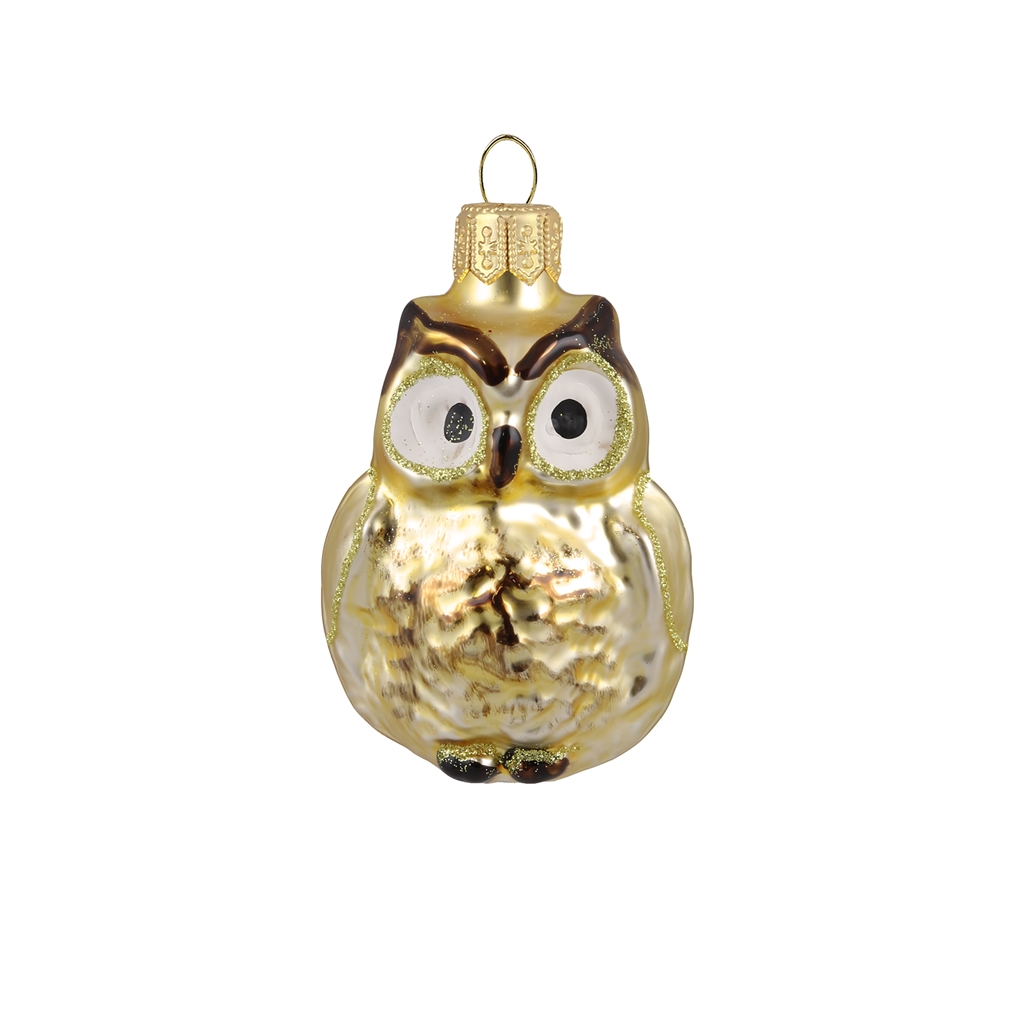 Figurine en verre minuscule hibou