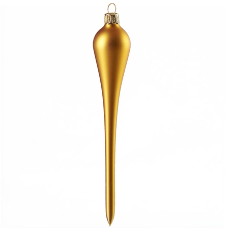 Glaçon de Noël doré, mat