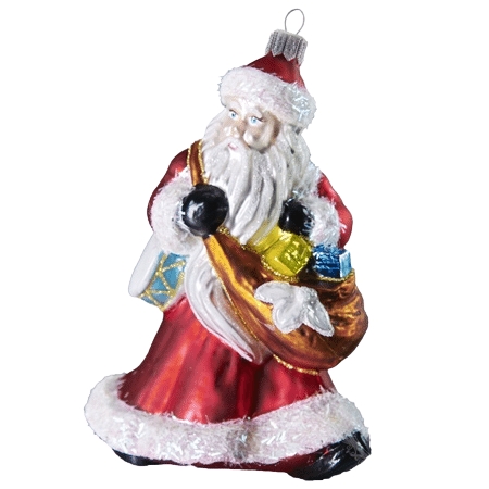 Figurine de Pere Noël avec un tambour