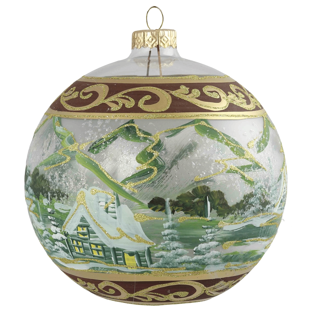 Boule de Noël décorée