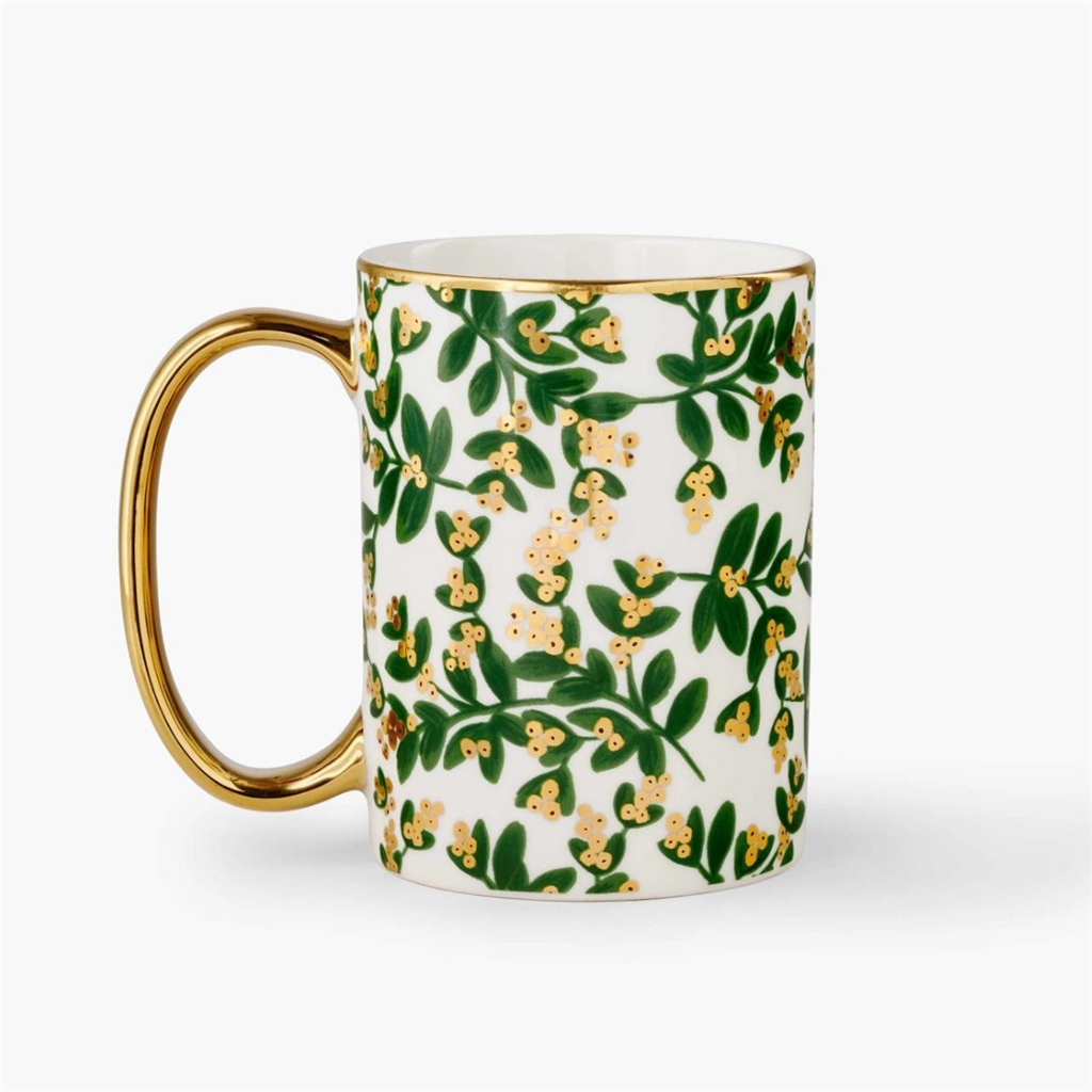 Mug en porcelaine avec gui