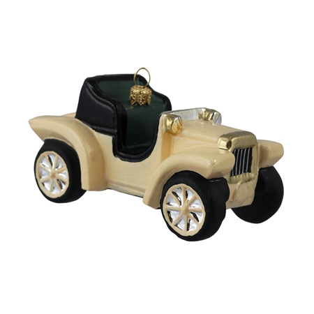 Voiture en verre beige