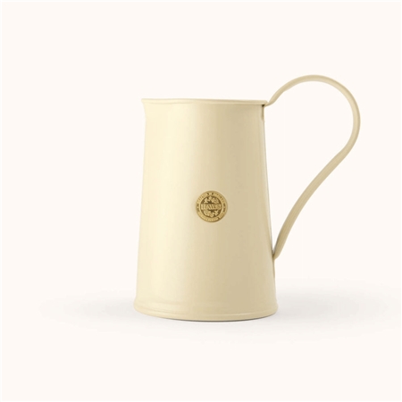 Vase en tôle creme d'amande