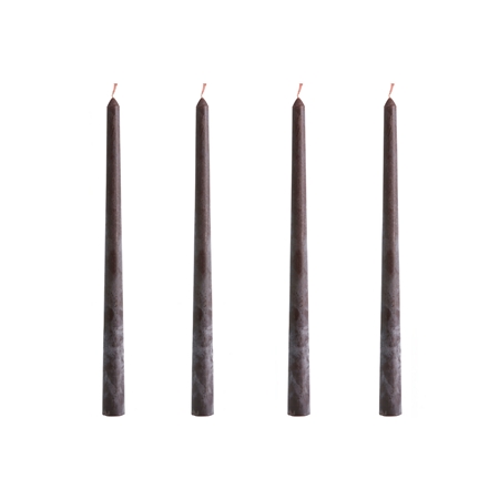 Ensemble de bougies violet foncé 4 pcs